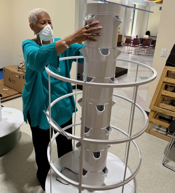 The Tower Garden Comes to Galilee Ministries of East Charlotte